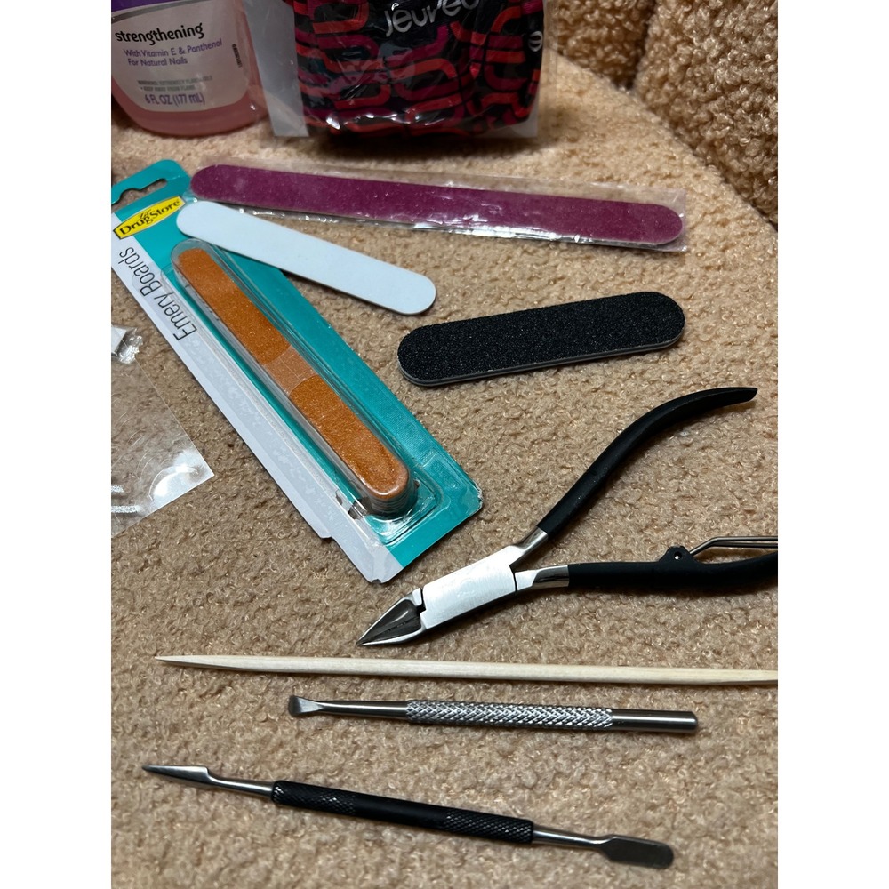 Manicure Set OPI GEK Gel Polish Nail Care Kit with Tools and Glitter Bag Multi - Picture 2 of 13